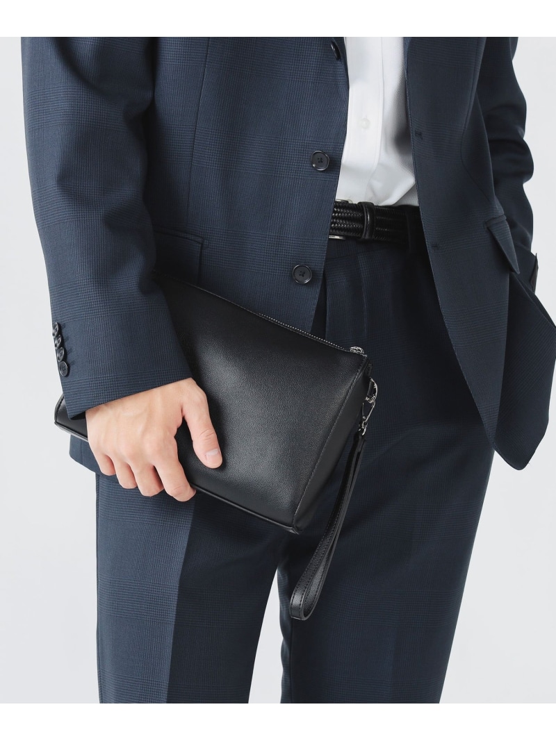 BEAMS HEART MEN 2WAY クラッチバッグ ビームス ハート バッグ トートバッグ ブラック【送料無料】| Fashion Men