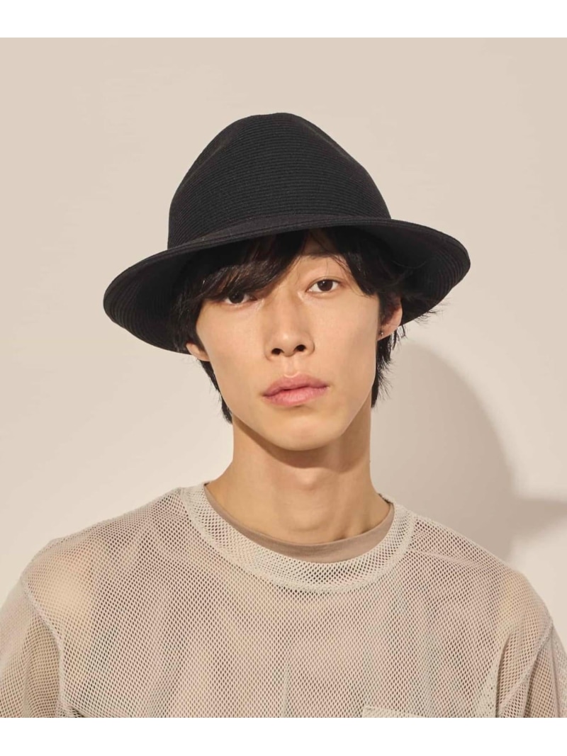 arth arth Silk Braid Fedora / アース オーバーライド 帽子 ハット グレー ホワイト ブラック【送料無料】| Fashion Men