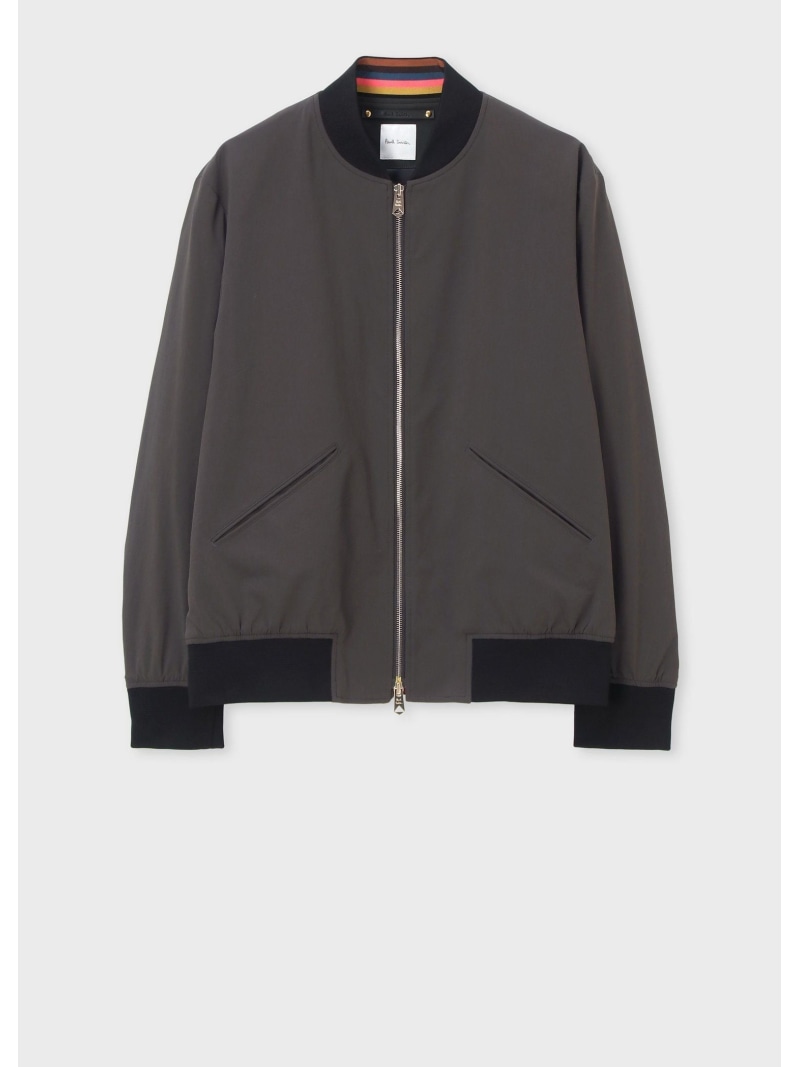 Paul Smith パフォーマンスストレッチ MA-1ブルゾン ポール・スミス ジャケット・アウター その他のジャケット・アウター ブラック【送料無料】