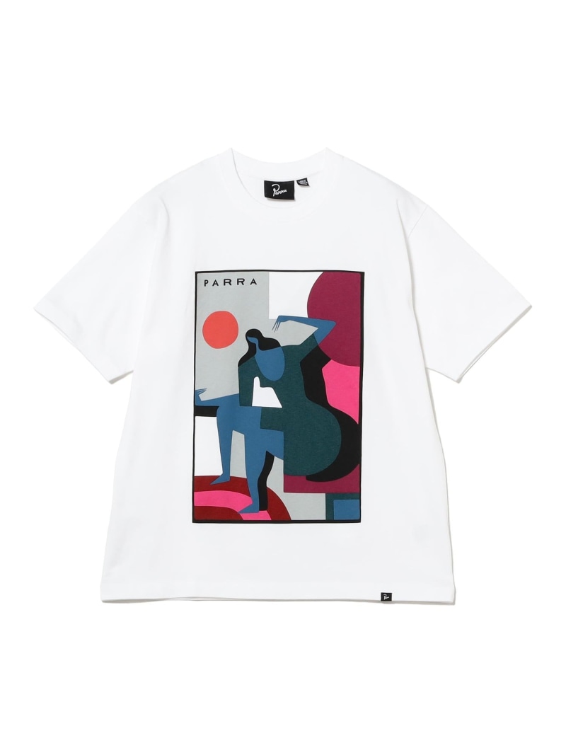 BEAMS T by Parra / Ball to the face t-shirt ビームスT トップス カットソー・Tシャツ ホワイト【送料無料】