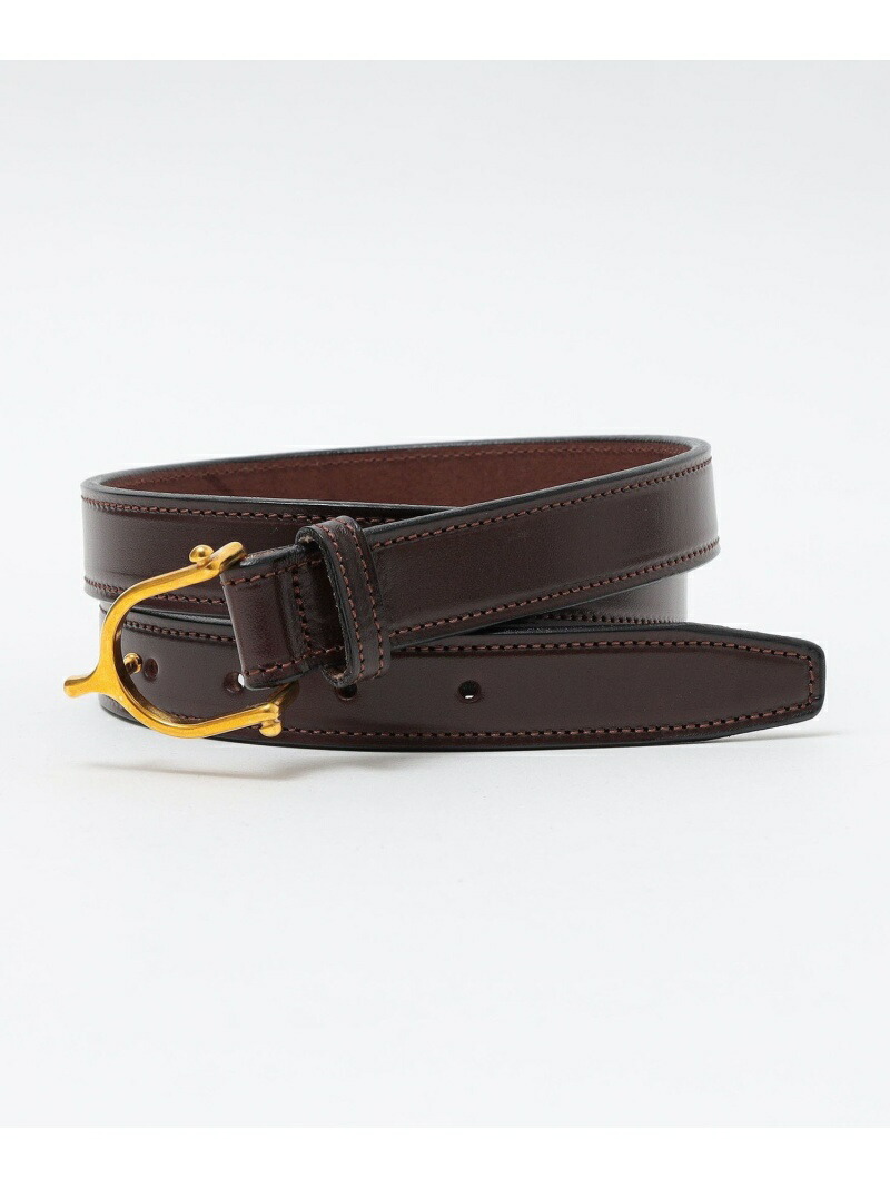 SHIPS TORY LEATHER: 1 SPUR BUCKLES ベルト シップス ファッショングッズ ブラウン ブラック 【在庫僅少】