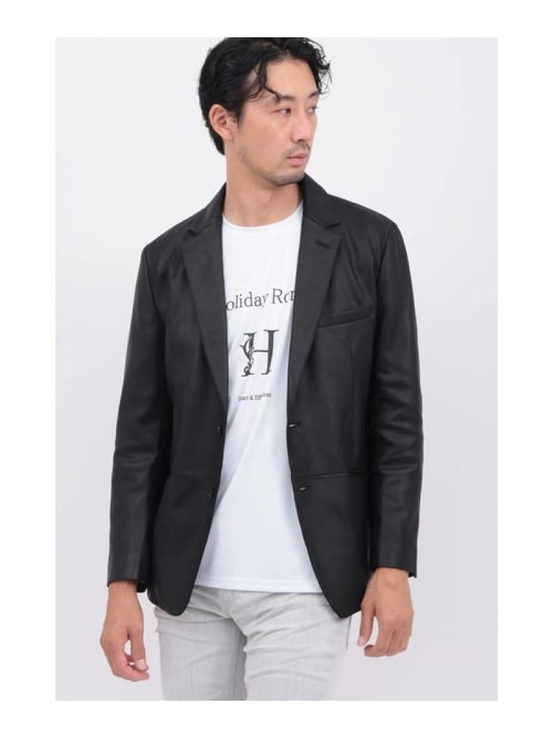 【SALE／30%OFF】HIGH STREET ゴートナッパランレザーJK トルネードマート ジャケット・アウター その他のジャケット・アウター ブラック【RBA_E】【送料無料】