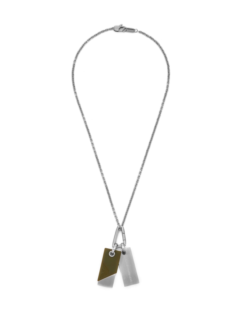 EMPORIO ARMANI エンポリオ・アルマーニ アクセサリー メンズ ネックレス EGS3179040 ウォッチステーションインターナショナル アクセサリー・腕時計 ネックレス シルバー【送料無料】 14,856円