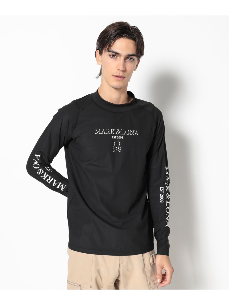 MARK & LONA Gauge Essential Mock Neck ｜ MEN マークアンドロナ トップス カットソー・Tシャツ ホワイト ブラック【送料無料】｜ Fashion Men