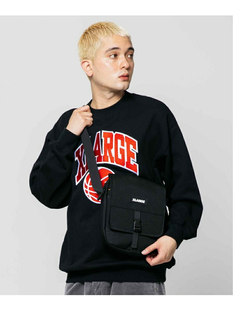 XLARGE STROLL SHOULDER BAG バッグ エクストララージ ショルダーバッグ ブラック カーキ 【新発売】