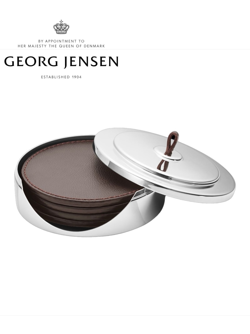 GEORG JENSEN [公式] ジョージジェンセン MANHATTAN コースター 4枚セット ジョージ ジェンセン 食器・調理器具・キッチン用品 その他の食器・調理器具・キッチン用品【送料無料】