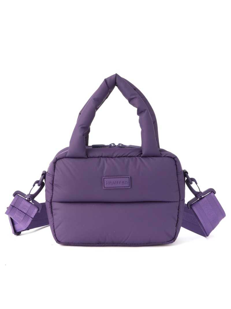 【SALE／40%OFF】HUNTER (U)イントレピッド エクストラ パフド ミニ ボストン ハンター バッグ ボストンバッグ パープル【RBA_E】【送料無料】
