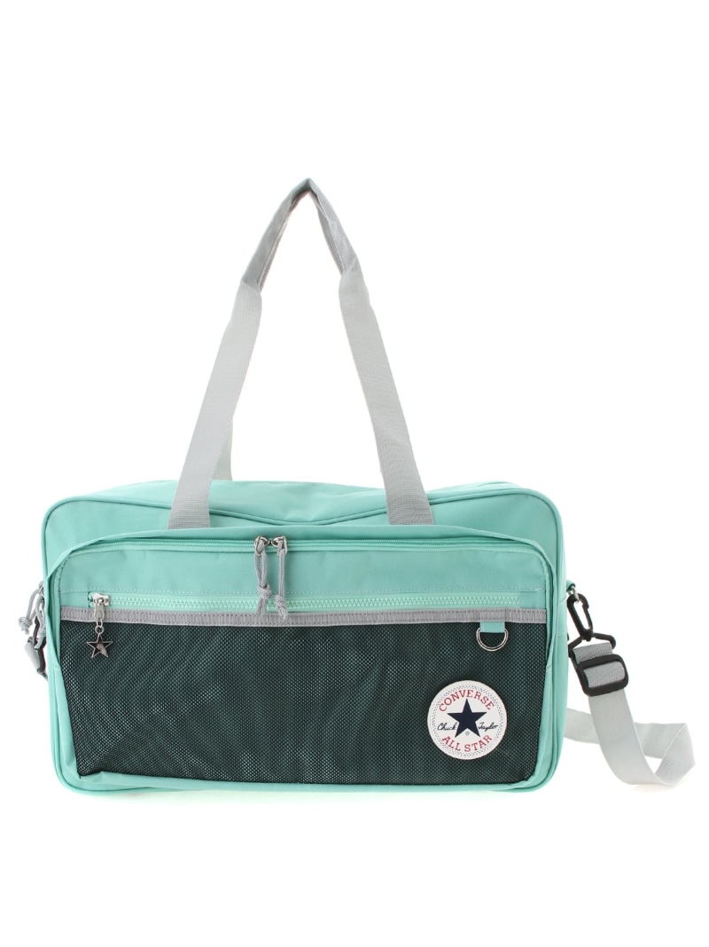 CONVERSE CONVERSE/(M)RETRO SCHOOL 2WAY BAG ハンドサイン バッグ ショルダーバッグ レッド ピンク ブラック ネイビー パープル グリーン【送料無料】