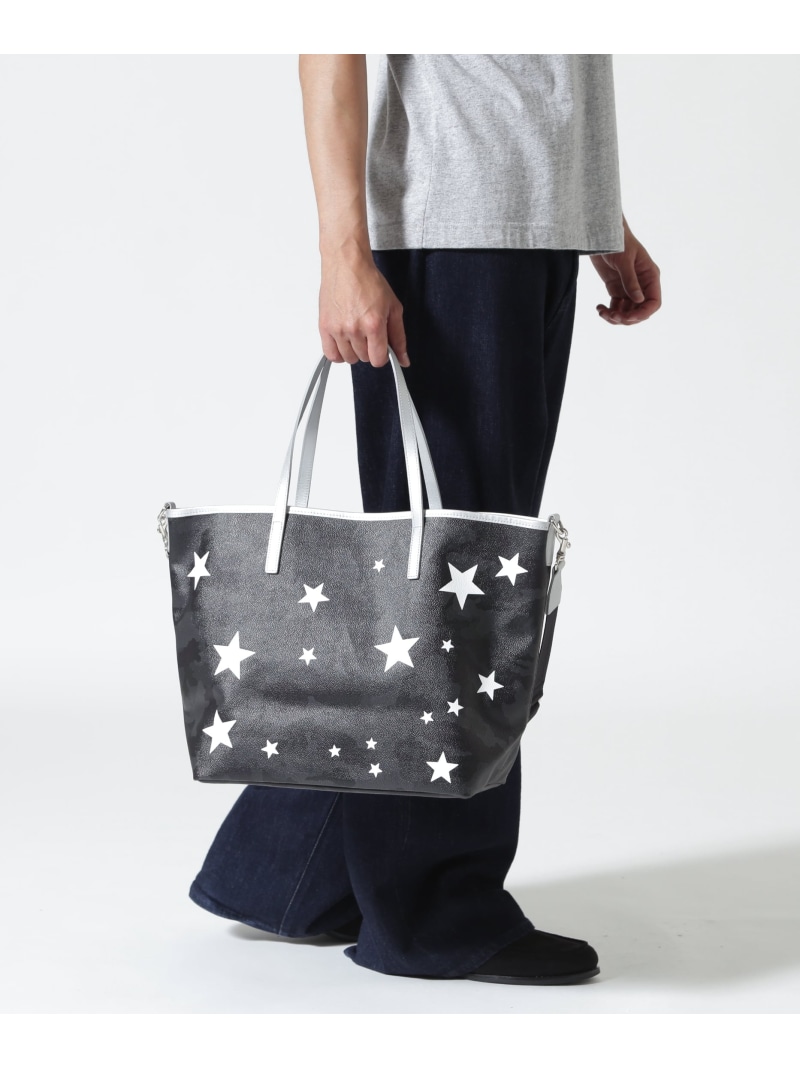 B\u00272nd GENTIL BANDIT x B\u00272nd / 別注STAR TOTE MM ビーセカンド 御徒面子 余分の物の御徒面子 黒いこと【貨物輸送無料】