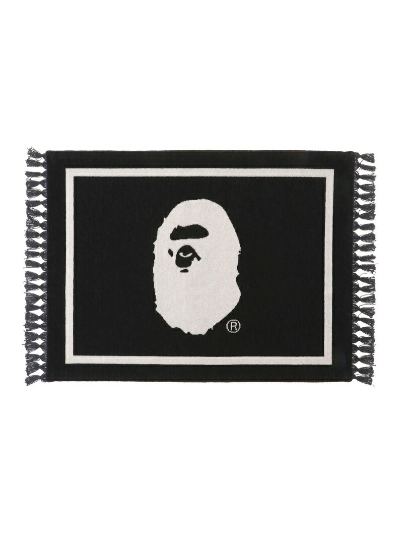 【楽天市場】A BATHING APE APE HEAD SQUARE RUG S ア ベイシング エイプ インテリア・生活雑貨 カーペット ...