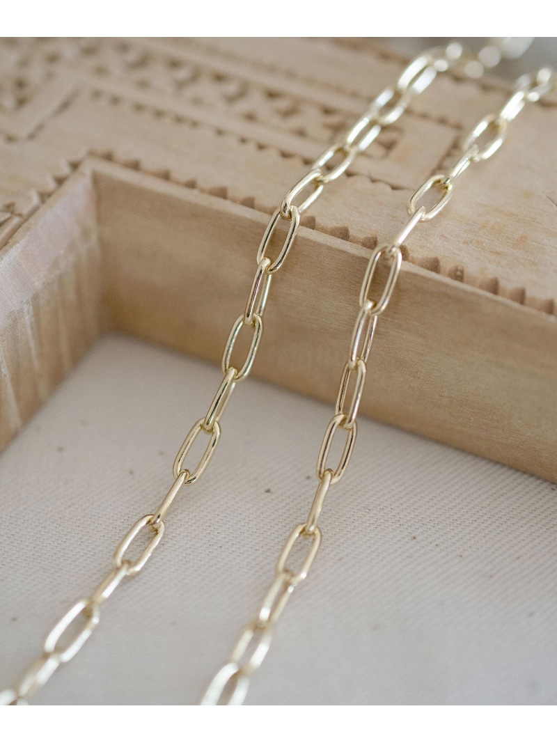 SENTI AZUKI CHAIN GD アズキチェーンネックレス(シルバー925*金メッキ) コンポジット アクセサリー・腕時計 ネックレス ゴールド【送料無料】