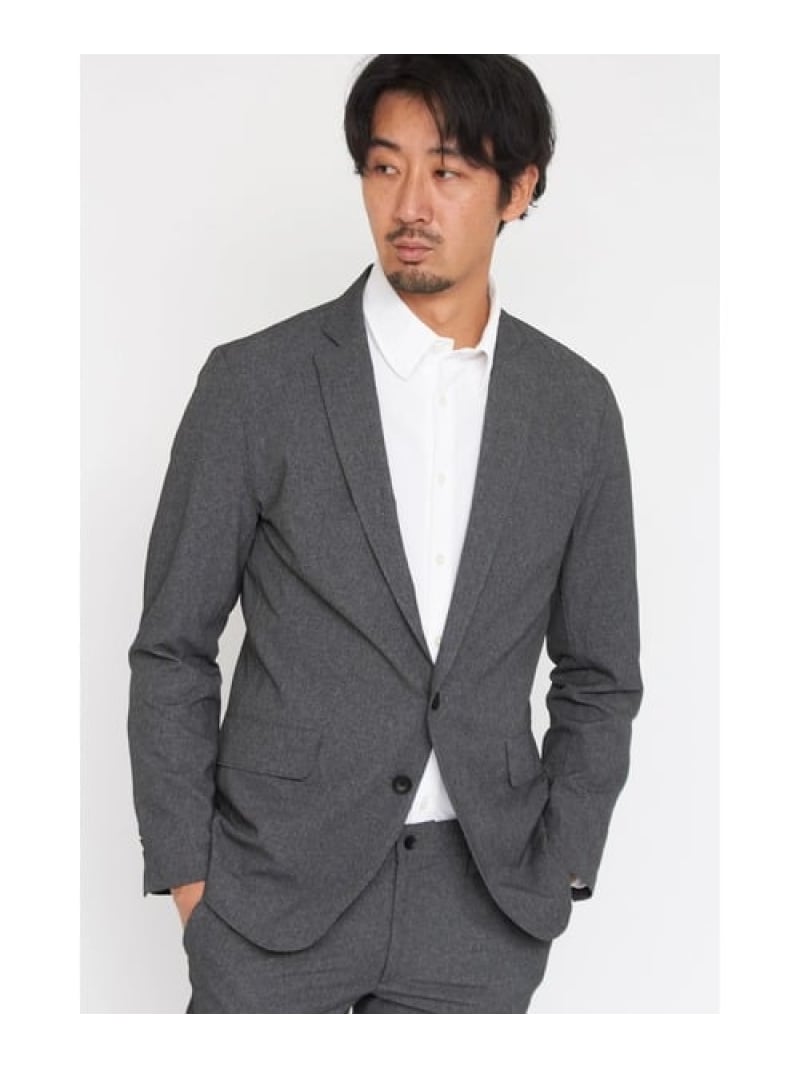 【SALE／20%OFF】HIGH STREET HIGH STREET∴ PrimeflexDotAir 2WAYストレッチジャケット トルネードマート ジャケット・アウター テーラードジャケット・ブレザー ネイビー グレー【RBA_E】【送料無料】