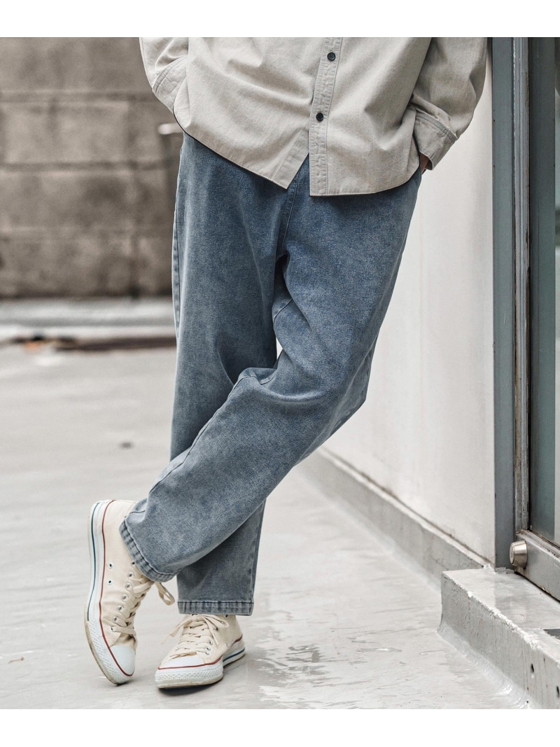 CAMBIO mp13971- Fleece Lining Denim Balloon Pants デニムパンツ カンビオ パンツ その他のパンツ ブラック ネイビー【送料無料】
