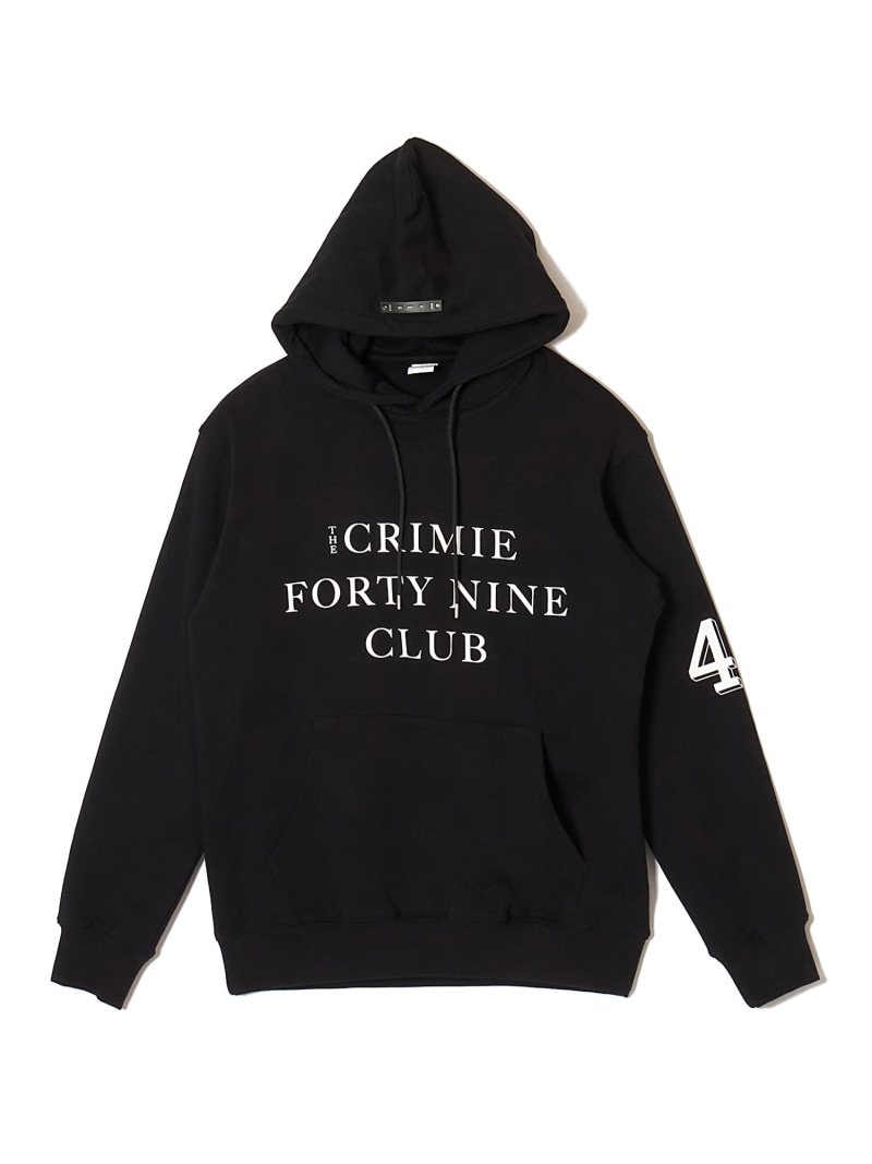 THE CRIMIE THE CRIMIE 49 CLUB HOODIE SWEAT ガーデン トップス パーカー・フーディー ブラック レッド【送料無料】