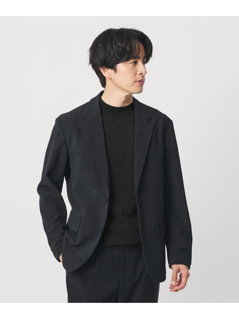 BEAUTY&YOUTH UNITED ARROWS ブラッシュド ツイル 2B コンフォート ジャケット セットアップ対応可能 ビューティー＆ユース　ユナイテッドアローズ ジャケット・アウター テーラードジャケット・ブレザー グレー ネイビー【送料無料】