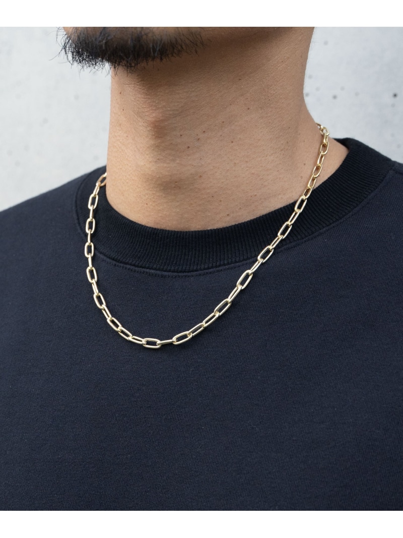 SENTI THICK AZUKI CHAIN GD 太アズキチェーン(シルバー925*金メッキ) コンポジット アクセサリー・腕時計 ネックレス ゴールド【送料無料】