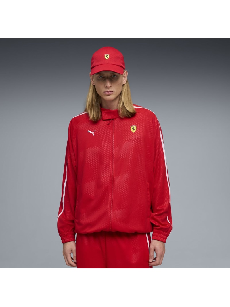 PUMA メンズ フェラーリ T7 厚地の外套大きさ 貨物自動車上衣 Ferrari T7 Oversized Jkt ピューマ ジャケット・アウター 余分の物のジャケット・アウター【貨物輸送無料】