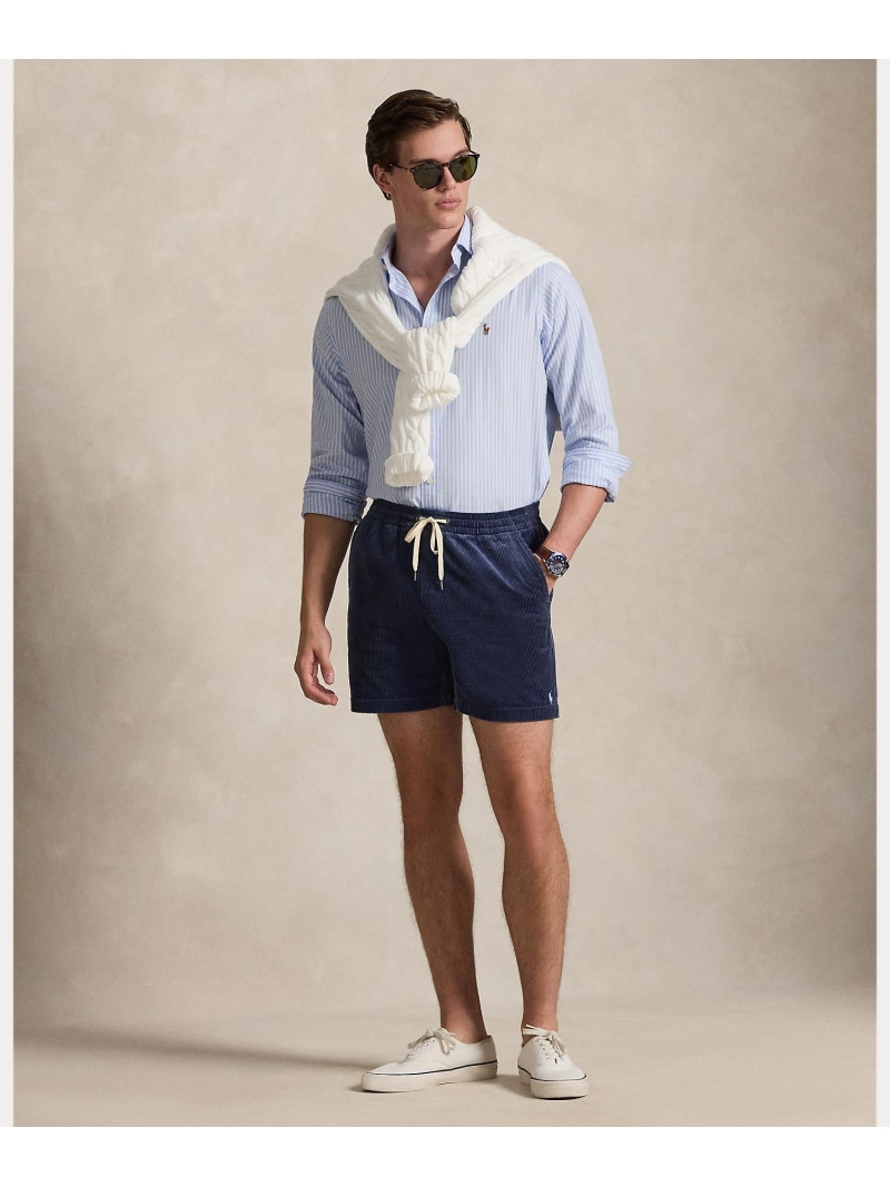 POLO RALPH LAUREN 6インチ Polo プレップスター コーデュロイ ショートパンツ ラルフローレン パンツ その他のパンツ ネイビー【送料無料】