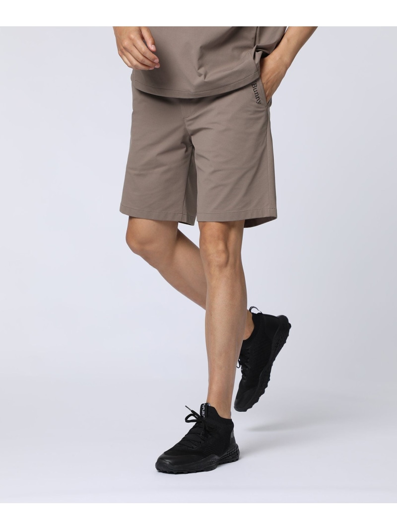 Psycho Bunny [GOLF]メッシュ調リラックス ストレッチショートパンツ サイコバニー パンツ その他のパンツ ブラック ベージュ【送料無料】｜ Fashion Men