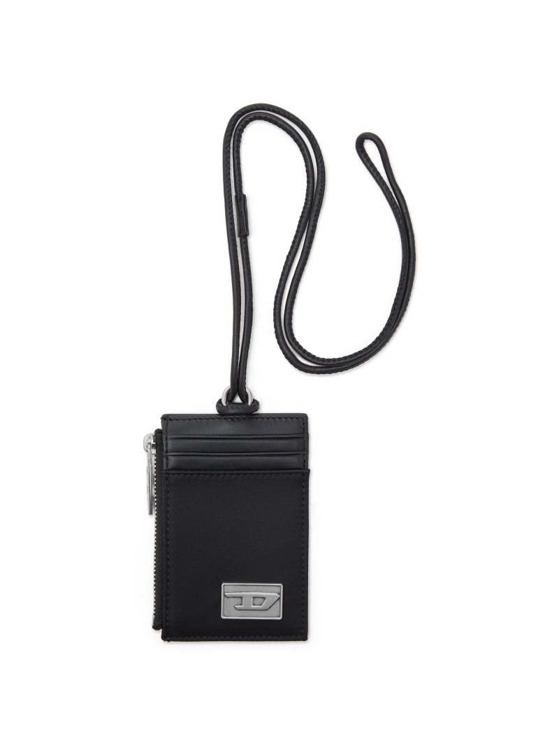 DIESEL メンズ カードホルダー MULTI-PKTS BADGE HOLDER ディーゼル 財布・ポーチ・ケース 名刺入れ・カードケース ブラック【送料無料】
