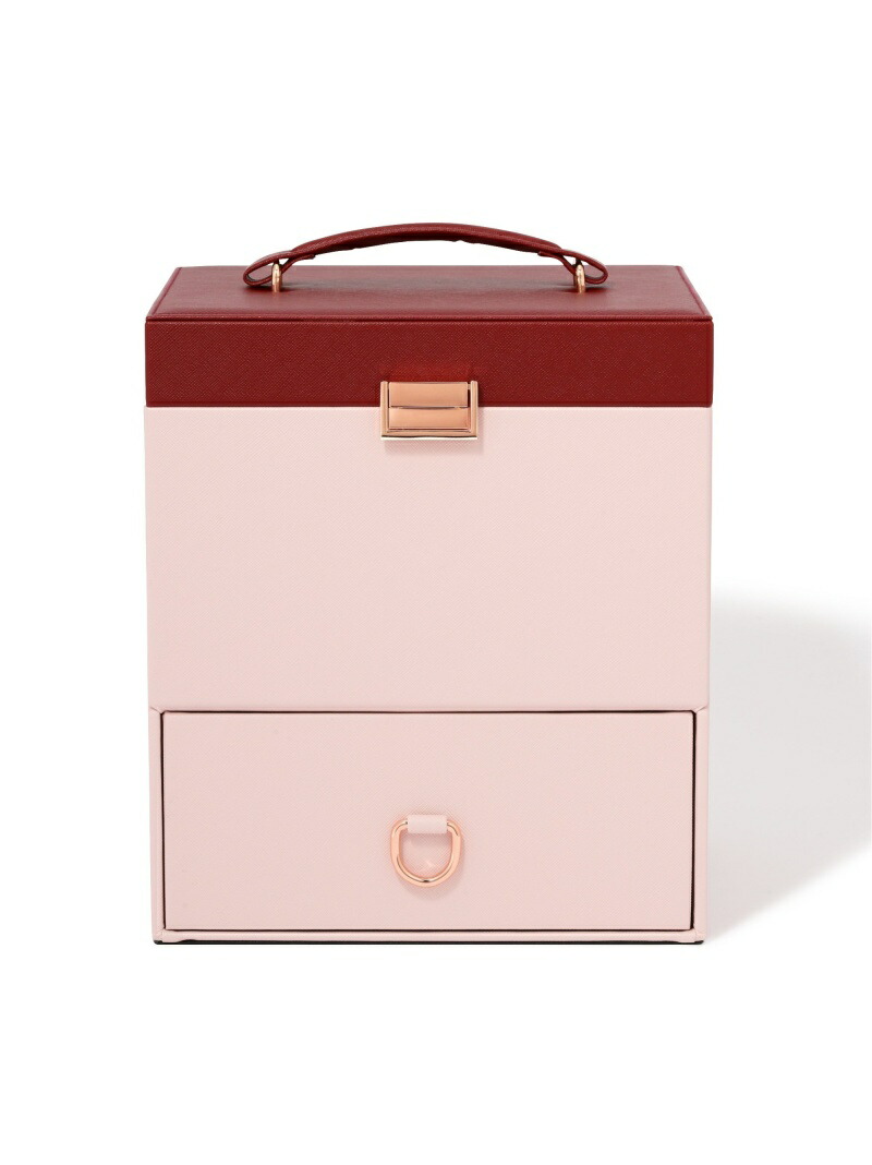 楽天市場 Francfranc バイカラー コスメボックス フランフラン 生活雑貨 収納用品 ピンク 先行予約 送料無料 Rakuten Fashion Men