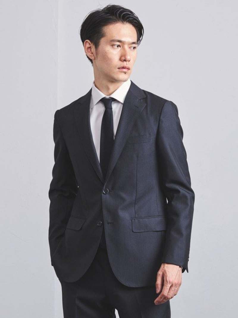 人気ブラドン メンズファッション コート ジャケット アウトレット ユナイテッドアローズ ジャケット コンフォート ピンストライプ Arrows United Arrows Sale 60 Off United コート ジャケット ネイビー Rba E 送料無料 テーラードジャケット Www