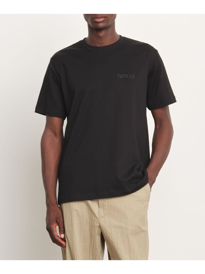 TATRAS (M)【TATRAS 直営店】＜オンライン限定＞FEDERICO フェデリコ Tシャツ タトラスコンセプトストア トップス カットソー・Tシャツ ホワイト ブラック【送料無料】