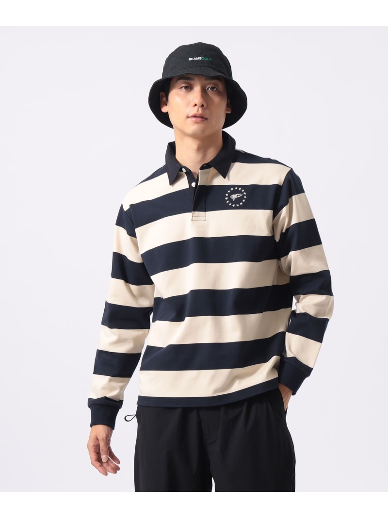 【SALE／40%OFF】BEAMS GOLF ORANGE LABEL ORANGE LABEL / 間借り人 ロング捩り プルオーバー ビームス ゴルフ トップス スポーツシャツ 緑であること 白いこと【RBA_E】【貨物輸送無料】