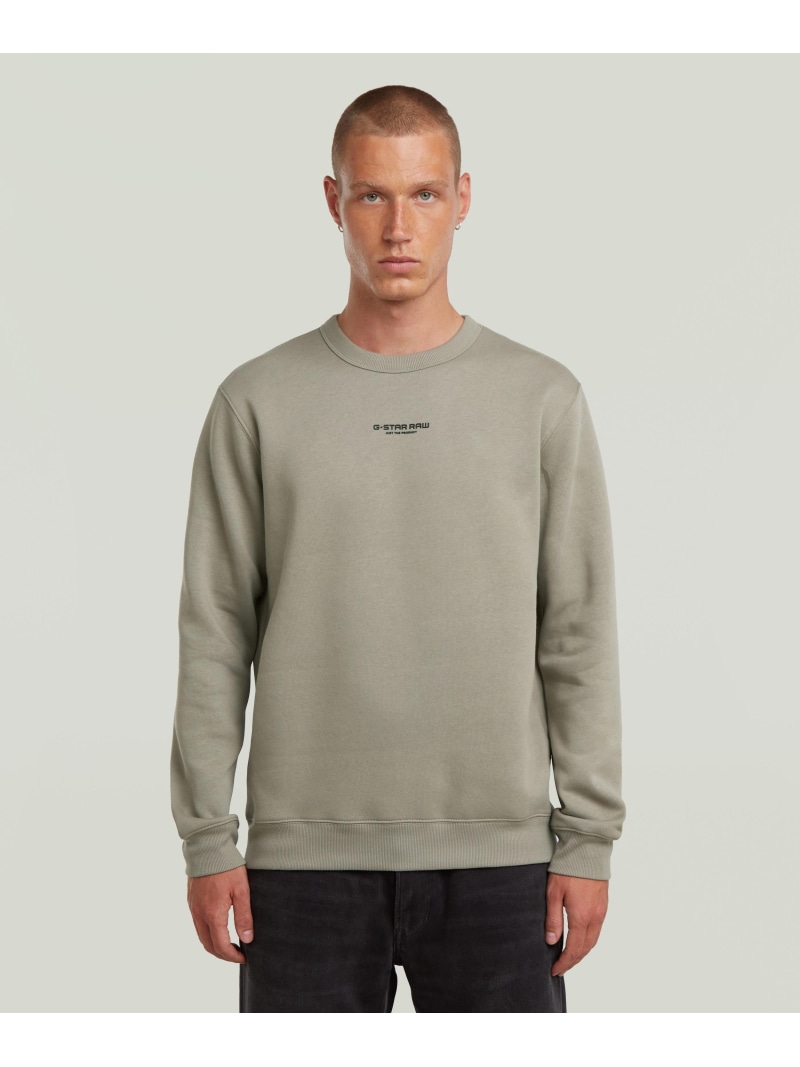 【SALE/30%OFF】G-Star RAW 【公式ショップ】Center Chest Logo Sweater/クラシックロゴスウェット ジースターロゥ トップス スウェット・トレーナー ベージュ【RBA_E】【送料無料】