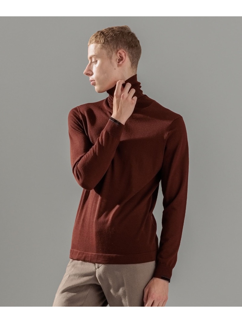 【SALE／30%OFF】JOSEPH HOMME ウォッシャブルメリノ タートルネックニット ジョゼフ オム トップス ニット グレー ブラック レッド【RBA_E】【送料無料】