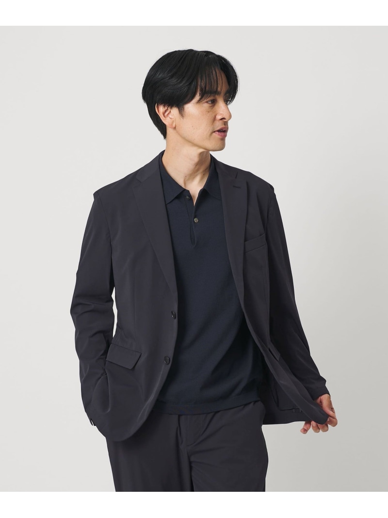 BEAUTY\u0026YOUTH UNITED ARROWS CORDURA ドビー 2B 上衣 撥水 伸ばすこと ウォッシャブル セットアップ相応う もの言う花＆若い者 ユナイテッドアローズ ジャケット・アウター テーラードジャケット・ブレザー 薄墨色 米国海軍【貨物輸送無料】