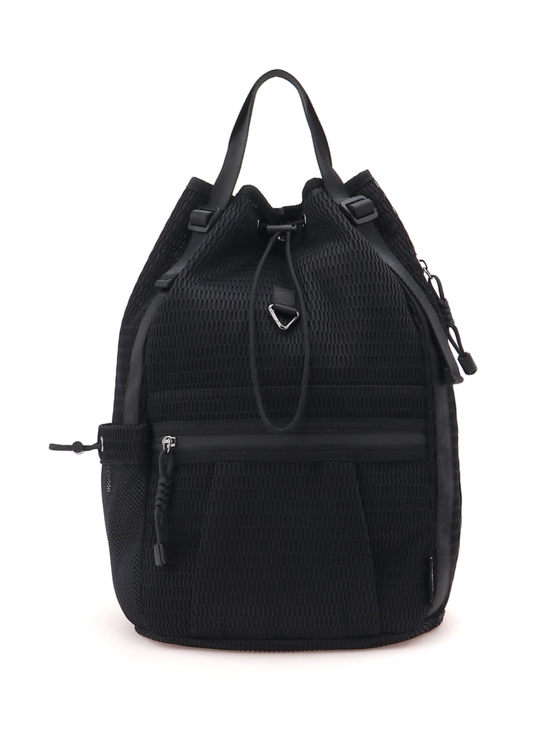 EDITA. EDITA./(U)EDITA. Washable Multi way Drawstring Backpack エディータ バッグ リュック・バックパック グレー ブラック【送料無料】｜ Fashion Men