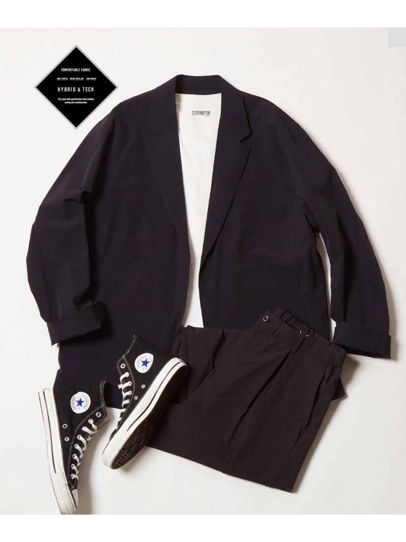 CONVERSE TOKYO MENS 【SET UP】4WAY STRECH JACKET コンバーストウキョウ ジャケット・アウター テーラードジャケット・ブレザー ブラック グレー【送料無料】