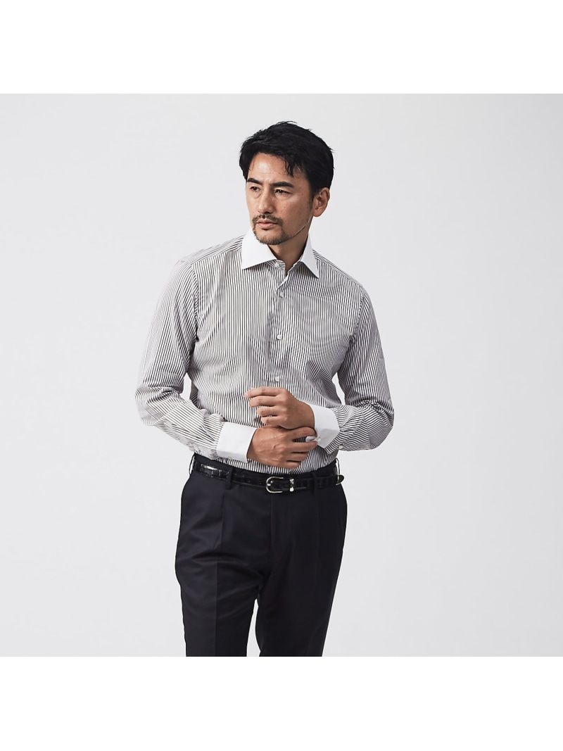 DESIGNWORKS BARBA MILANO/U07231 クレリックシャツ デザインワークス トップス シャツ・ブラウス ホワイト【送料無料】