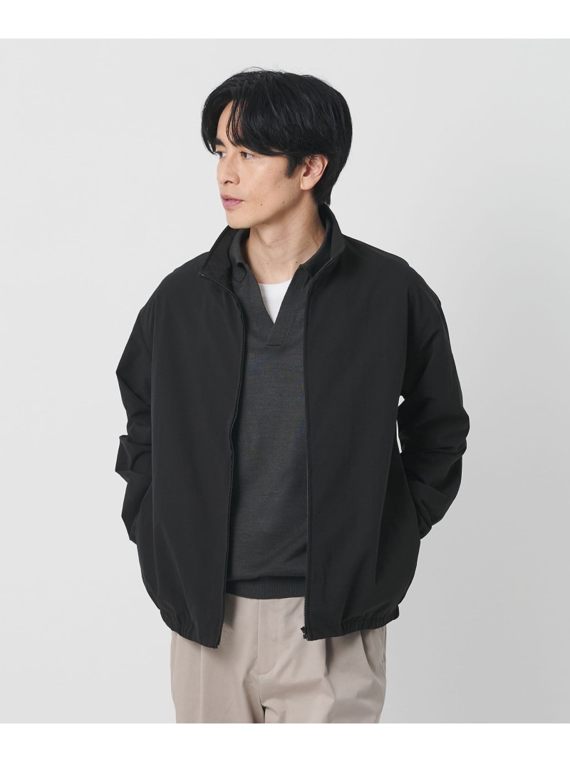 BEAUTY&YOUTH UNITED ARROWS マイクロリップ UVカット ブルゾン ビューティー＆ユース　ユナイテッドアローズ トップス カーディガン ブラック グレー【送料無料】