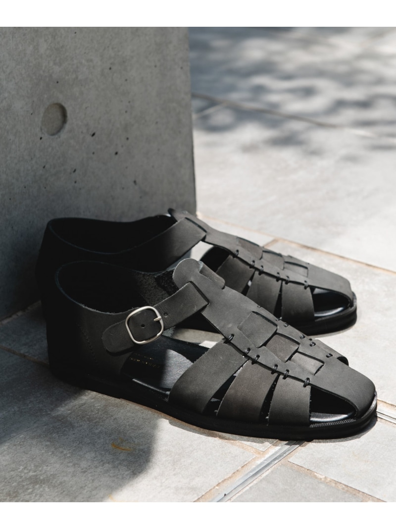 【SALE/10%OFF】URBAN RESEARCH DOORS Made in Japan グルカサンダル アーバンリサーチドアーズ シューズ・靴 サンダル ブラック【RBA_E】【送料無料】| Fashion Men