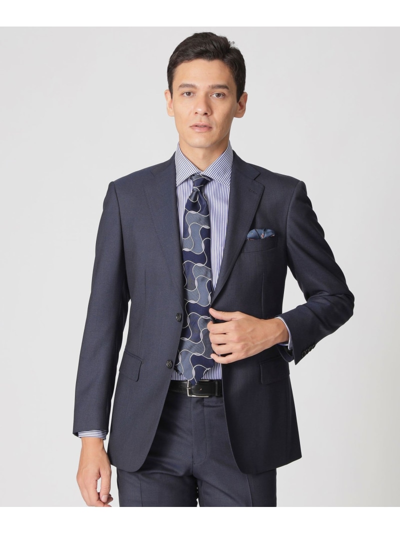 【SALE／27%OFF】Paul Stuart 【Nikkei magazine掲載】【EASTGATE MODEL/Adjustable Fit】ピンヘッド柄スーツ ポール・スチュアート スーツ・フォーマル セットアップスーツ ネイビー【RBA_E】【送料無料】