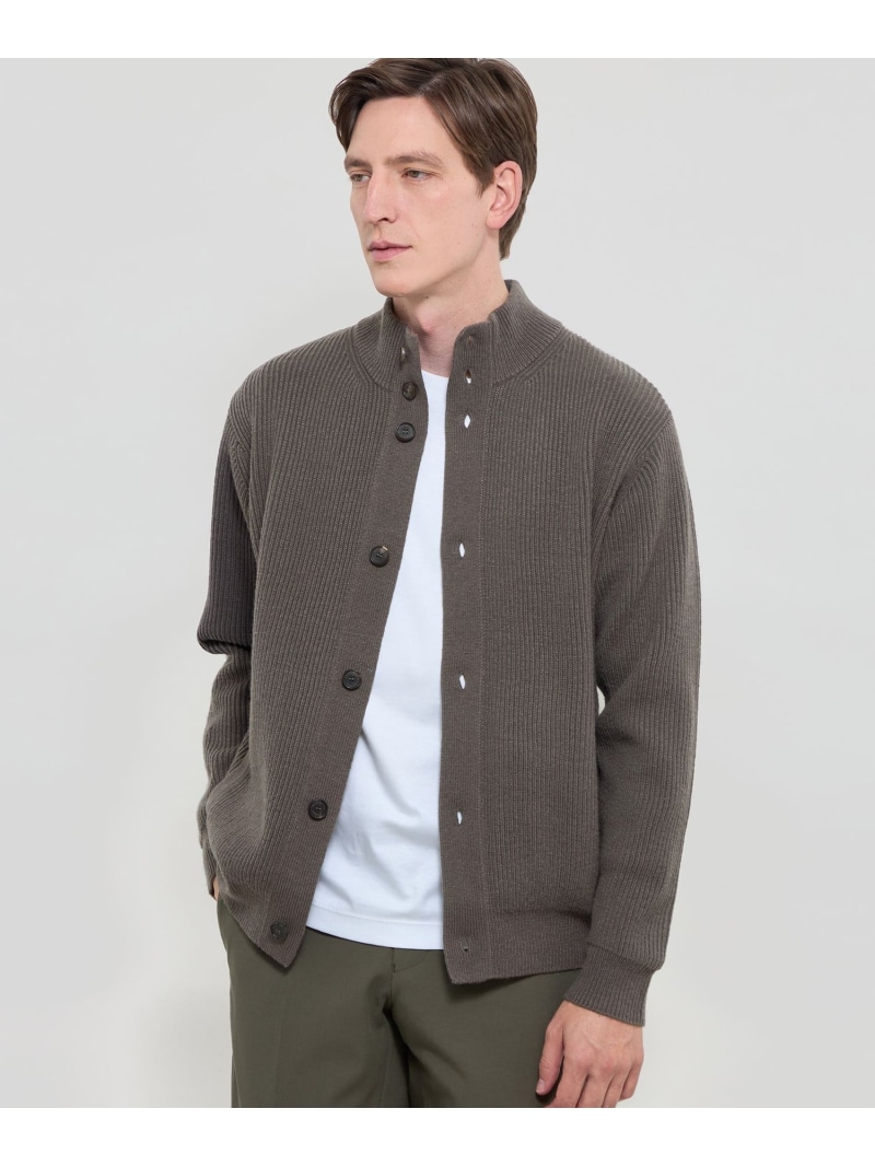 【SALE／30%OFF】MACKINTOSH LONDON 7G両畔ハイネックカーディガン マッキントッシュ ロンドン トップス ニット ブラック【RBA_E】【送料無料】