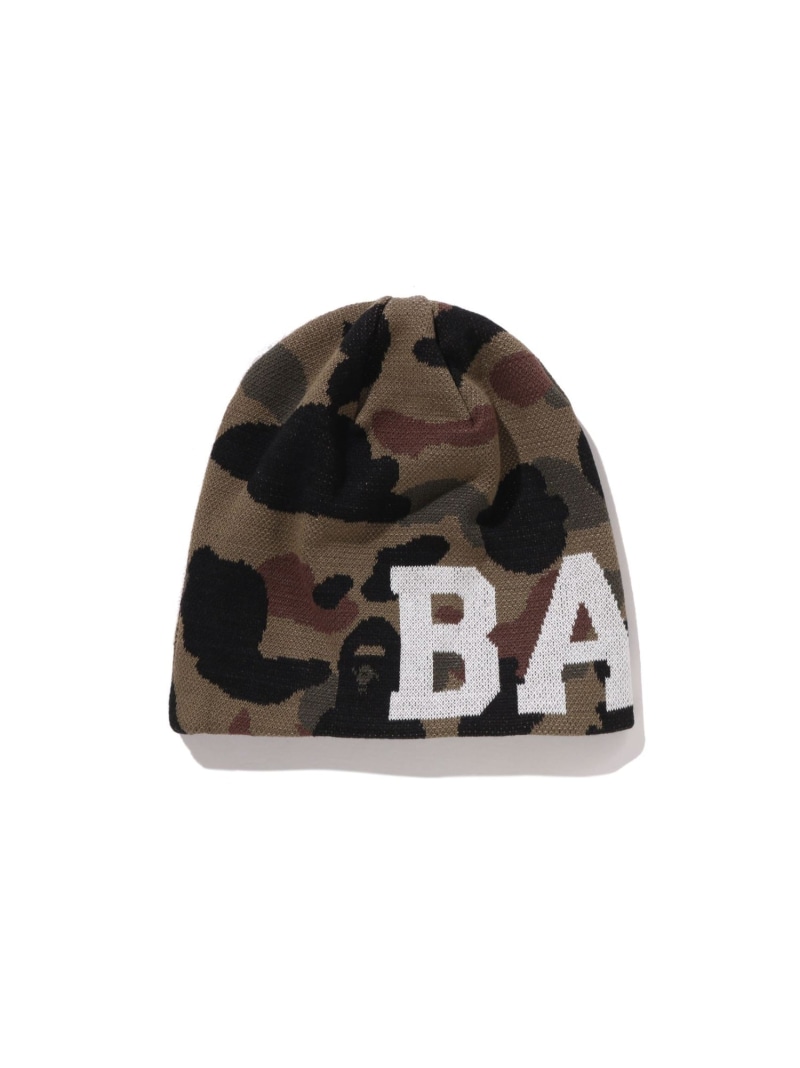 楽天市場】A BATHING APE APE HEAD ONE POINT KNIT CAP M ア