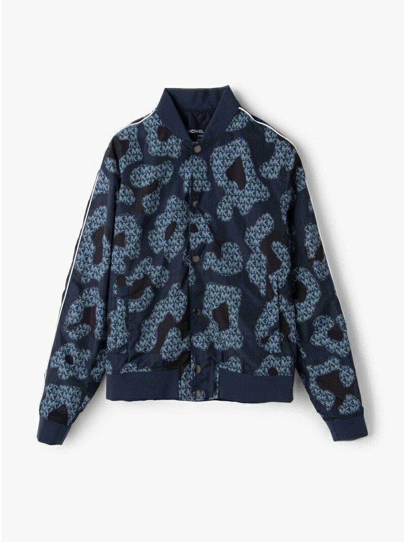 【SALE／60%OFF】MICHAEL KORS パッチワーク ボマージャケット マイケルコース マイケル・コース ジャケット・アウター テーラードジャケット・ブレザー ブルー【RBA_E】【送料無料】｜ Fashion Men