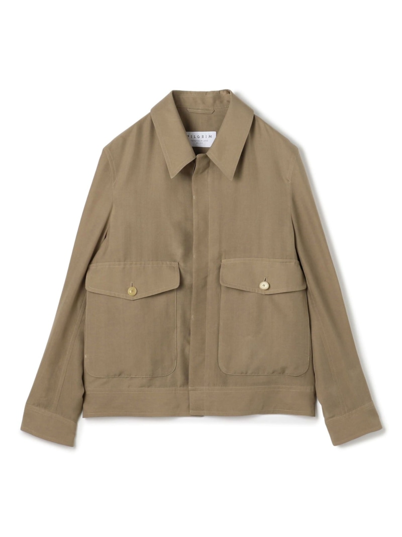 【SALE/60%OFF】TOMORROWLAND MEN シルク フライトジャケット トゥモローランド ジャケット・アウター ブルゾン・ジャンパー ブルー ブラウン【RBA_E】【送料無料】| Fashion Men