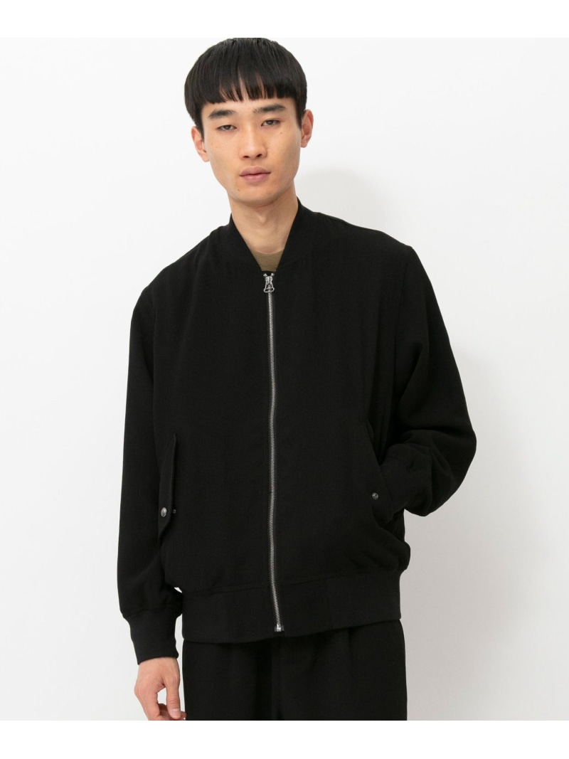 【SALE／30%OFF】Johnbull Private labo ダブルクロスリブブルゾン ジョンブルプライベートラボ ジャケット・アウター ブルゾン・ジャンパー ブラウン ブラック グリーン【RBA_E】【送料無料】