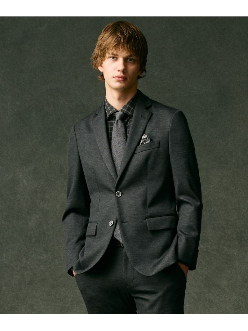 JOSEPH ABBOUD 【尾州産素材/ウールジャージー】T/W モクロディ ジャケット ジョセフアブード ジャケット・アウター テーラードジャケット・ブレザー グレー【送料無料】