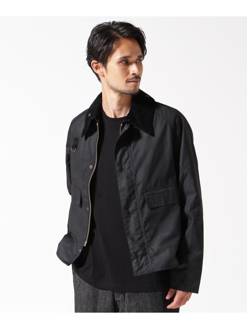 BEAVER Barbour / バブアー SPEY WAX JACKET ビーバー ジャケット・アウター ブルゾン・ジャンパー ブラック【送料無料】｜ Fashion Men