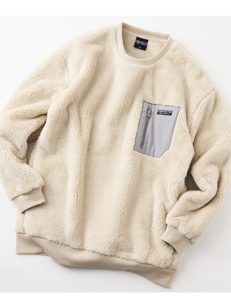 ragged mountain RAGGED MOUNTAIN/(M)DERRY ボアクルーネック ジーンズメイト トップス スウェット・トレーナー ブラック グレー ベージュ【送料無料】