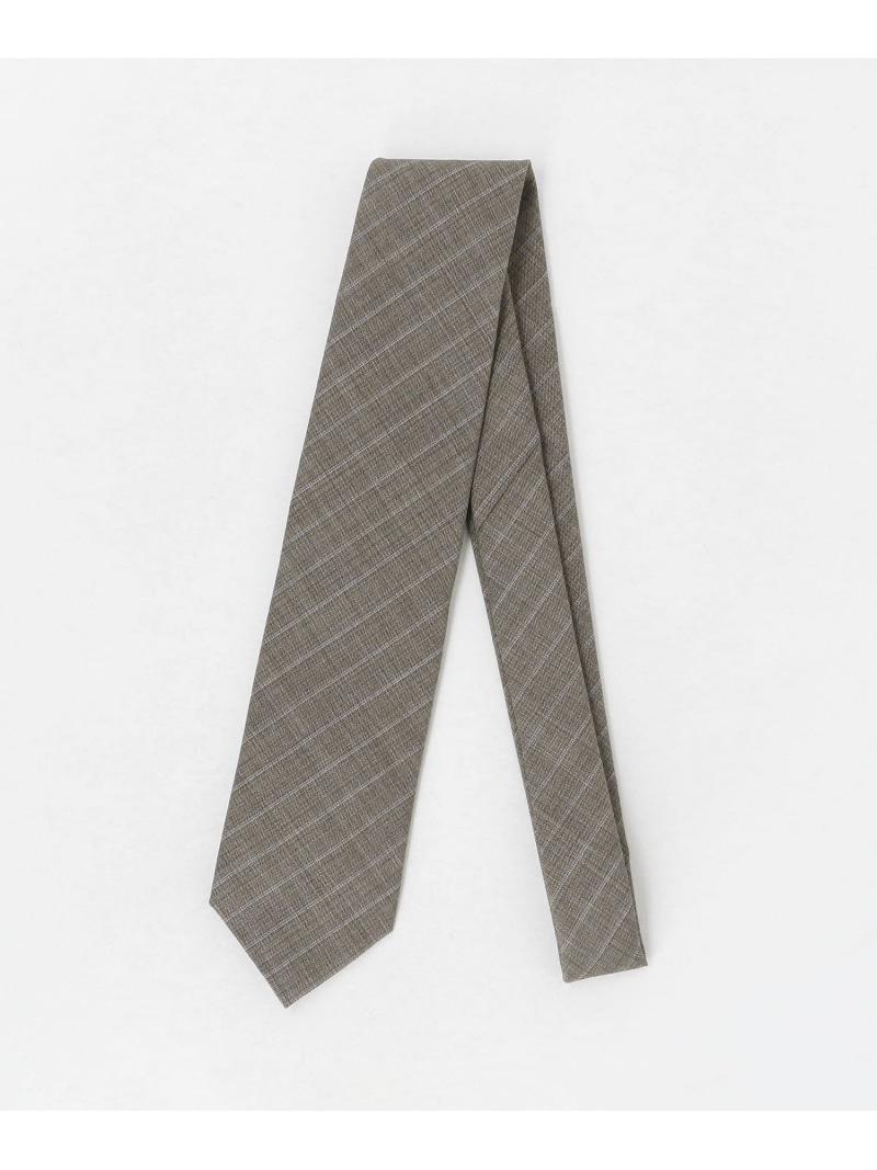 UNITED ARROWS green label relaxing ＜Bleck＞8.0cm REDA ストライプ2 ネクタイ ユナイテッドアローズ グリーンレーベルリラクシング スーツ・フォーマル ネクタイ・蝶ネクタイ ベージュ【送料無料】
