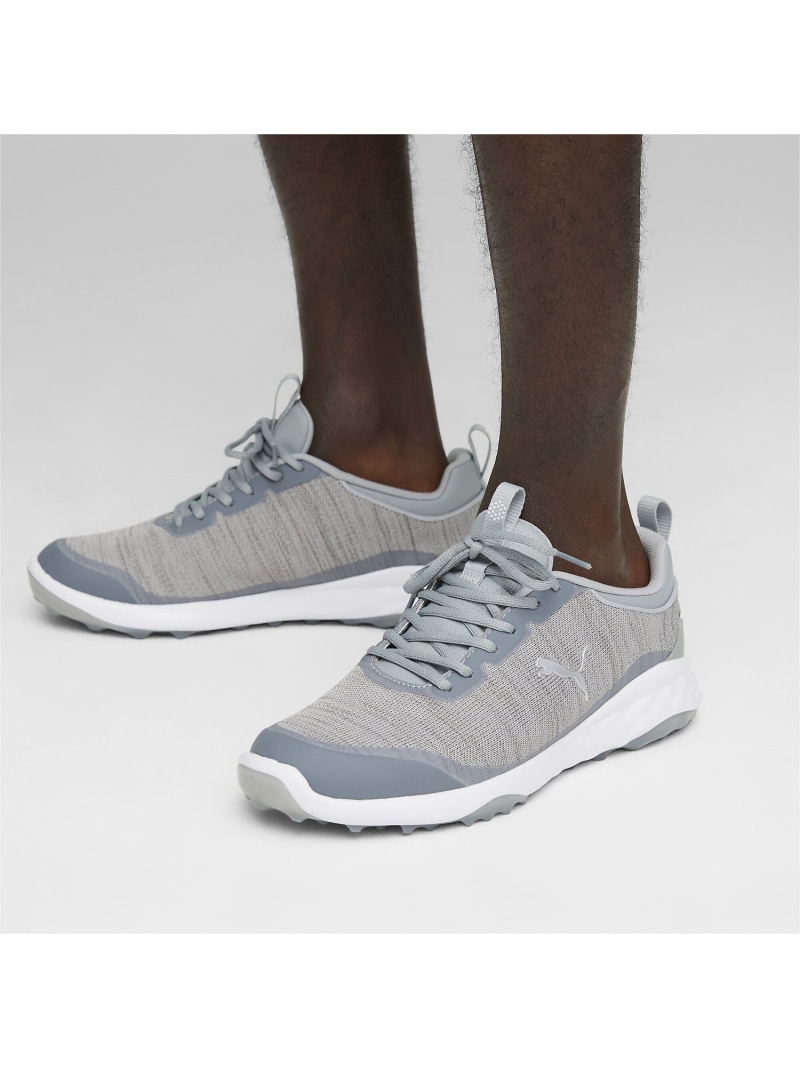 【SALE／30%OFF】PUMA メンズ ゴルフ 核融合反応 労働者階級 ラバーソール スパイク受け答え シューズ Fusion Pro ピューマ シューズ・靴 スニーカー 薄墨色【RBA_E】【貨物輸送無料】