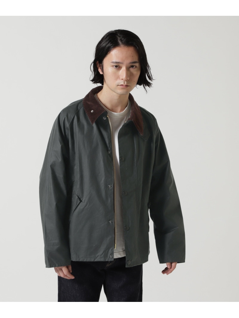 BEAVER Barbour / バブアー TRANSPORT WAX JACKET ビーバー ジャケット・アウター ブルゾン・ジャンパー ブラック【送料無料】