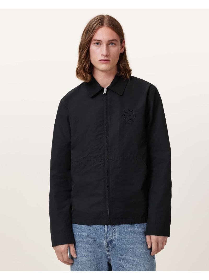 【SALE／30%OFF】ALLSAINTS (M)FENWAY JACKET オールセインツ ジャケット・アウター ブルゾン・ジャンパー ブラック【RBA_E】【送料無料】