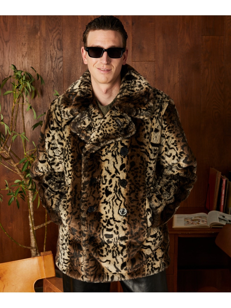 SLY LEOPARD F／FUR FRONT HOOK コート SLY LEOPARD F／FUR FRONT HOOK コート Multi_1 -ファッション通販